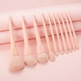 thumbnail image 2 of 10 - Piece Set of Multicolor Makeup Brushes for Women, 2 of 6