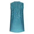 thumbnail image 4 of PNTUTB Women's Summer Versatile Fashion Print Casual Crew Neck Pullover Loose Comfortable Sleeveless Tops, 4 of 6