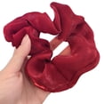 thumbnail image 2 of Women Hair Scrunchie Fashion 2PCS Elastic Solid Color Bobble Scrunchy Hair Ropes, 2 of 8