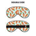 thumbnail image 2 of Xecao Cartoon Carrot for Soft Fluffy Sleeping Blindfold, Nap eye cover tailored for the utmost comfort for girls, women, kids, and adults., 2 of 7