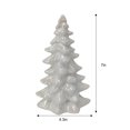 thumbnail image 3 of Décoration d'arbre en céramique blanche Holiday Time de 7 pouces, 3 of 4