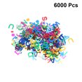 thumbnail image 4 of Milisten 6000 Pcs 8mm Alphabets Confetti Romantic Table Decor Party Sprinkle Letters Shaped Confetti Decoration for Wedding Birthday Party DIY Accessory (Colorful), 4 of 5