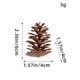 thumbnail image 3 of Navidad Adornos Plástico Árbol Colgante, Dispositivo de Disparo, Accesorios de Fiesta, Ornamientos para Exterior, Decoración de Hogar, Festivo, Resistente al Clima, Portátil, Madeja de, 3 of 9