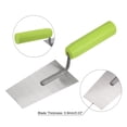thumbnail image 3 of Unique Bargains Flat Masonry Hand Trowel 5.1'x2.9' Carbon Steel Panel with Rubber Handle, 3 of 5