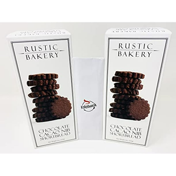 Rustic Bakery Shortbread Cookie Chocolate Cacao Nib With Kokobunch