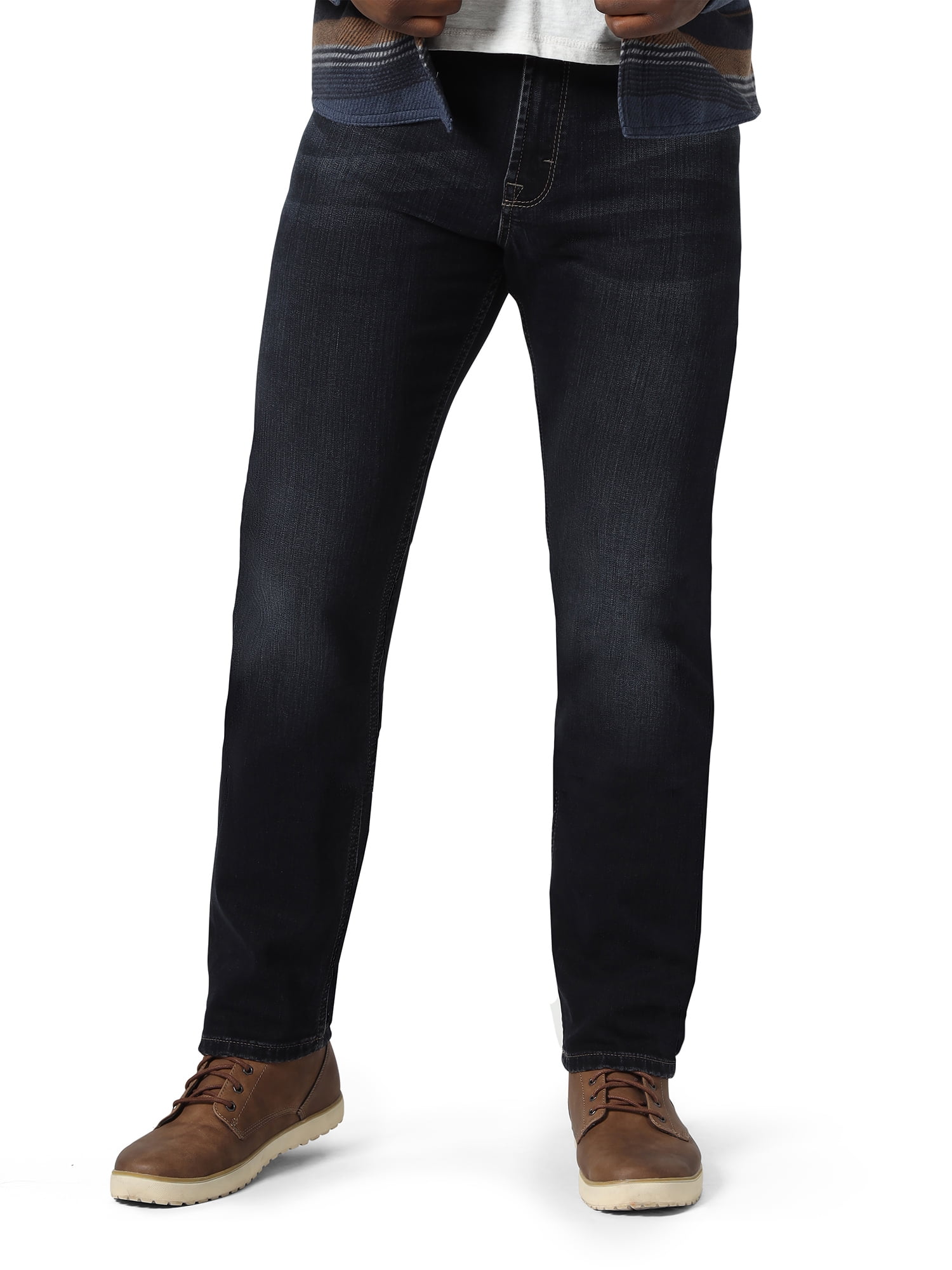 mens tapered stretch jeans
