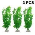 thumbnail image 1 of Paquete de 3 plantas de acuario grandes, plantas de peces de plástico artificial, accesorios altos para acuario, simulación de plantas hidropónicas falsas, adorno de decoración para todos los peces,, 1 of 8