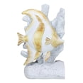 thumbnail image 6 of Nautical Sea Coastal Marine Angelfish Fishes Swimming By Corals Bookends Pair, 6 of 11