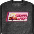 thumbnail image 3 of Disney Cars - Lightning McQueen Speed Shop - Men's Crew Neck Fleece Pullover, 3 of 6