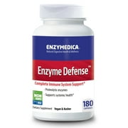 Enzymedica, Enzyme Defense, Specialized Enzyme Formula For Immune System Support, Vegan, Kosher, 180 Capsules (180 Servings)