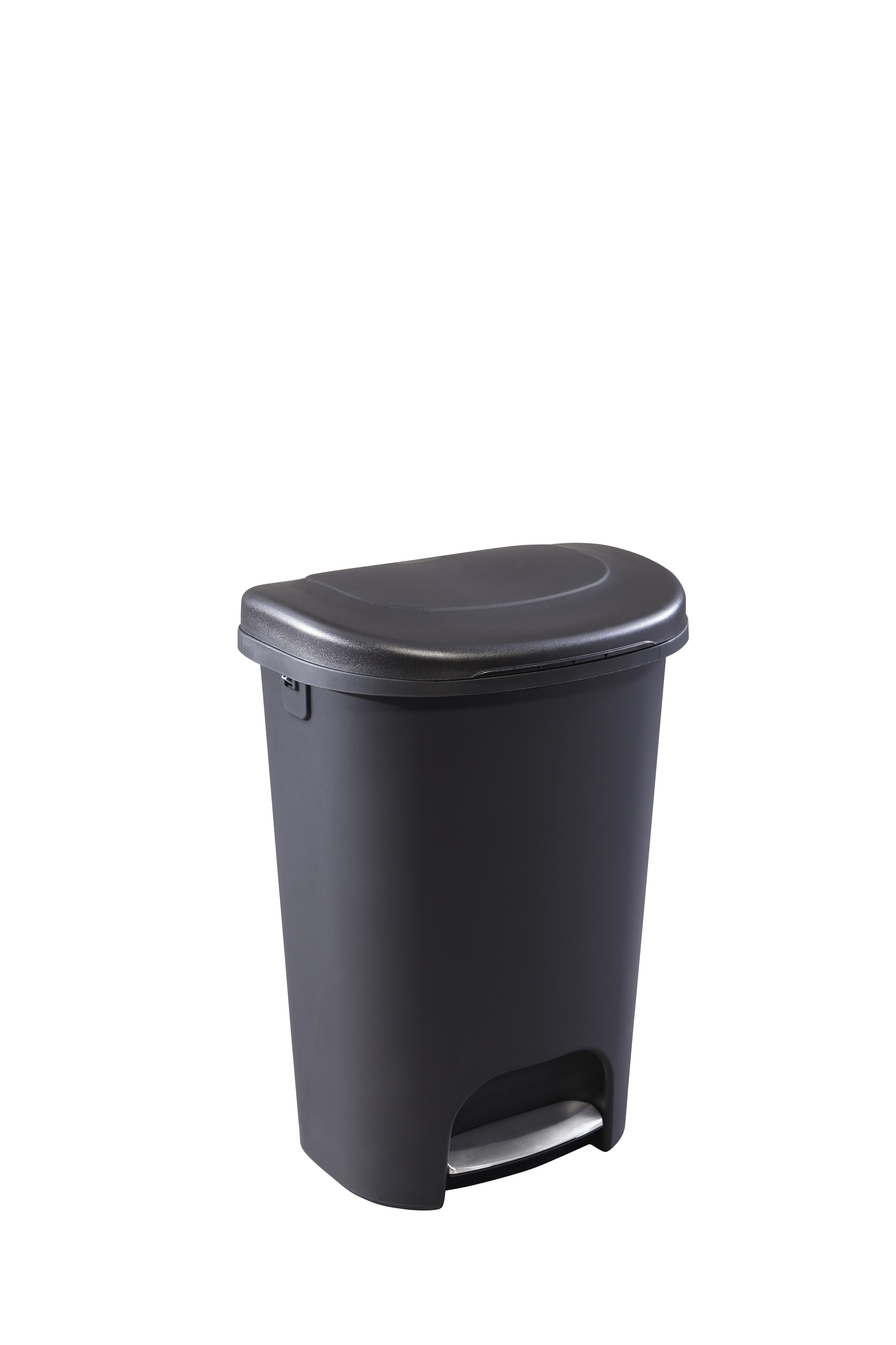 Rubbermaid 1906460 13 Gallon Black StepOn Trash Can