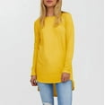 thumbnail image 2 of EDFBUYKRS Women's and Women's Plus V Neck Tunic Sweatshirt with Long Sleeves, Sizes Xxl, 2 of 5