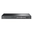 thumbnail image 2 of TP-Link JetStream TL-SG2218P V1.60 - Commutateur - Intelligent - 16 x 10/100/1000 (PoE+) + 2 x SFP - Monté sur Rack - PoE+ (150 W), 2 of 2