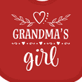 thumbnail image 4 of Inktastic Grandma Girl for Granddaughter Girls Baby Bib, 4 of 4
