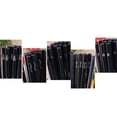 thumbnail image 4 of 1 Pairs Fiberglass Chopsticks Family Set, Reusable Chinese, Japanese, Korean Chop sticks, Dishwasher Safe, Non-slip, for Sushi, Noodles, Food, Hotpot& Cooking, 9.5 inches, Classic Black, 4 of 6