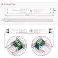 thumbnail image 2 of HitLights LED Driver, 36W LED Dimmable Driver Transformer 110-277VAC - 12V 3A DC Electric Dimmable Power Supply for LED Strip Lights, 12V Constant LED Products, 2 of 4
