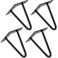 thumbnail image 5 of Set Of 4 Industrial Coffee Table Legs, 15cm / 6in Hairpin Leg, Hairpin Legs, 5 of 5