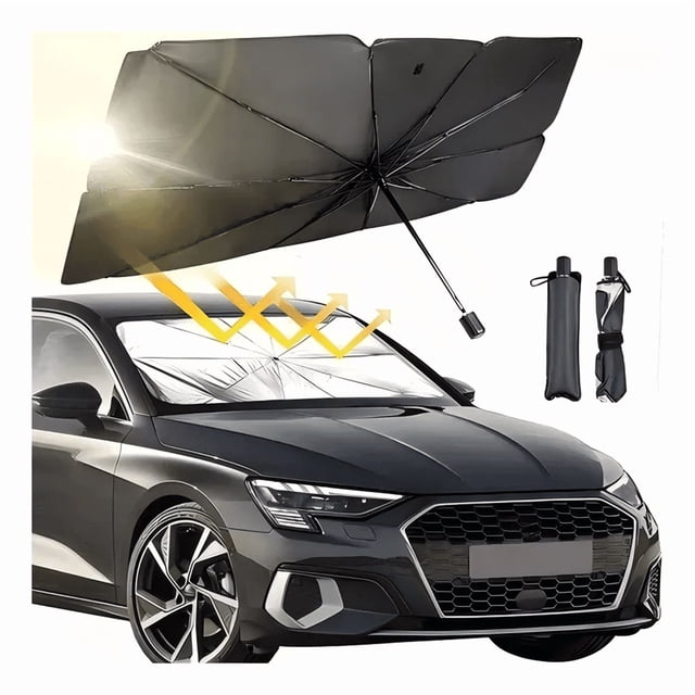 Tapasol Parabrisas Cubre Sol Para Coche Cortinas Parasol Xtellar negro