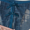 thumbnail image 4 of Lace Underwear for Women Women's Large Size Underwear Low Waist Breathable Nylon Briefs Ice Silk Seamless Underwear Blue L, 4 of 4