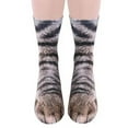 thumbnail image 4 of Funny Unisex Adult Kids Elastic Sock Animal Paw Feet Socks Foot 3D Print H6Z9, 4 of 7