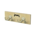 thumbnail image 2 of Wall Mount Coat Rail - 3 Hooks, 2 of 4