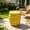 Yellow-1, variant on 12.8" Strawberry Resin Stool,Decorative Fruit Side Table,Indoor Outdoor Garden Seat,Plant Stand,Multi-Purpose Innovative Garden Furniture,Red