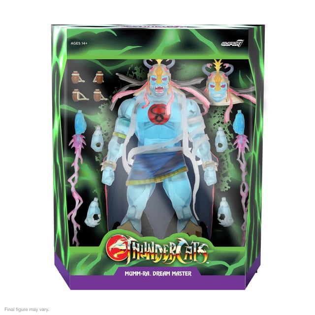 ¡Super7 ULTIMATES! Thundercats Mumm-Ra (Dream Master) - Figura de acción de Thundercats de 18 cm con accesorios, dibujos animados clásicos coleccionables y juguetes retro