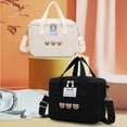 thumbnail image 2 of Portable Canvas Mummy Bag Travel Backpack Maternity Baby Changing Bags Baby Stroller Backpack Diaper Bag, 2 of 9