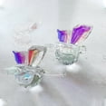 thumbnail image 2 of Manualidades Adornos de mariposas de cristal Pequeños animales de cristal Cruz Espejo Regalo, 2 of 4