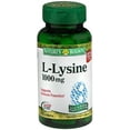 thumbnail image 2 of NATURE'S BOUNTY L-LYSINE 1000 MG TABLETS 60 COUNT Pack of 4, 2 of 6