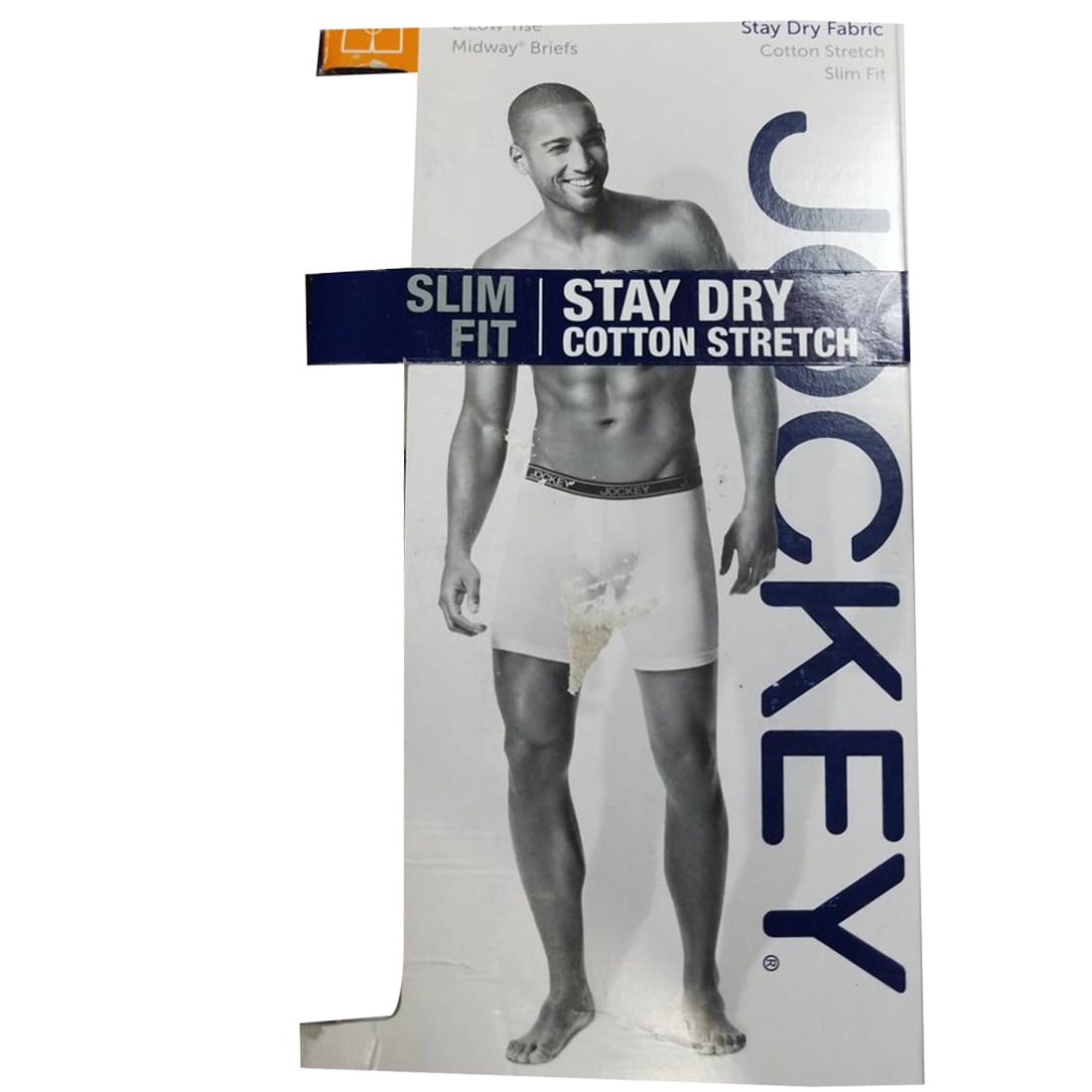 Jockey Cotton Stretch Low Rise Slim Fit Midway Brief 2 pack 008423 