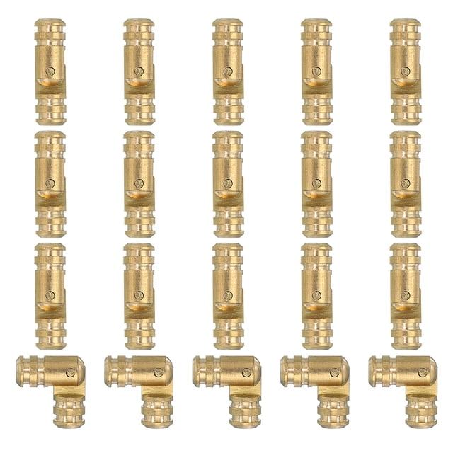 Bisagras de Barril de Latón Ocultas Uxcell Bisagras Invisibles Soporte Plegable Bisagra Cilíndrica Oculta 20 0.7"x0.2"