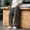Dark Gray, variant on Mens Pants, Fall Men's Casual Hemp Fabric Embroidered Logo Drawstring Loose Elastic Waist Pocket Trousers Light Blue M
