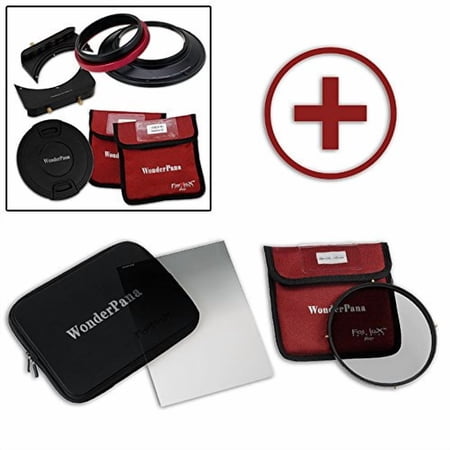 Fotodiox Pro WonderPana FreeArc Essential CPL 0.6HE Kit - Core Filter Holder Lens Cap 66 Brackets 0.6 Hard Edge Grad ND & 145mm CPL Filters for Sigma 20mm f/1.4 DG HSM Art Lens (Full Frame 35mm)