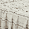 thumbnail image 2 of Refurbished Gogreen 4PC Microfiber Super Soft Queen Sheet Set Gray Stripe, 2 of 2