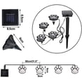 thumbnail image 4 of Luces solares con huella de pata, luces solares con pata de perro para exteriores, gato Sailing Electrónica, 4 of 4