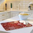thumbnail image 6 of Christmas Snowflake Dish Drying Mat 16x18 inch Absorbent Reversible Microfiber Mat Dish Dry Pad Protector for Kitchen, 6 of 7