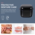 thumbnail image 4 of GOOHOCHY Caja protectora para dentaduras postizas, caja de plástico para retenedores, estuche para guardar dentaduras postizas, estuche protector, 4 of 8