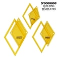 thumbnail image 5 of Traceease Rhombus Quilting Template Stencils Set Of 3, 3"/4"/5" inches DIY Sewing Quilt patchwork templates for Quilting-GS, 5 of 6