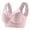 Pink, variant on Silent Seamless Underwear Feminine Ice Silk with Smooth Closure No Underwire Back Design Large Size Tunic Style Bra plus Sized Sports Bra Sports Bras Pack for Women Wireless Full Coverage Bras for