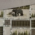 thumbnail image 6 of Donna Sharp Bear Panels 3PC Full/Queen Lodge Quilt Set, 6 of 10