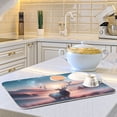 thumbnail image 6 of Elk under Night Sky Dish Drying Mat 16x18 Absorbent Microfiber Draining Rack Pad for Kitchen Counter Sink, 6 of 8