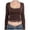 Coffee, variant on White Basic Long Sleeve Tops for Women V Neck Trendy Stretchy Scrub Undershirts Long Sleeve Women Basics Undershirt Casual Fall Blouse Black Tee Streetwear