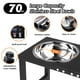 thumbnail image 5 of Soporte Elevado de Metal ADENGL Negro con Cuencos Fuertes y Tapete para Perros Grandes, 5 of 6