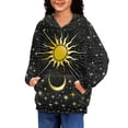 thumbnail image 5 of DISNIMO Sun Moon Hoodie for Boys Galaxy Hoodies Pullover for Boys 14-16 Hooded Sweatshirt Kids Long Sleeve Sweatshirts with Hood Design Children Streetwear Hoodies Boys and Girls Casual, 5 of 7