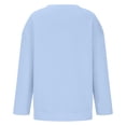 thumbnail image 5 of Kids' Sweatshirt Crewneck Long Sleeve Casual Pullover Basic Comfortable Classic Fit Solid Color Fall Top, 5 of 5
