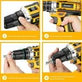 thumbnail image 6 of DEISNGB 21V Cordless Drill, 59Pcs Power Drill Set with 3/8 Inch Keyless Chuck, 25 1 Clutch Electric Drill with Work Light, Max torque 45Nm, 2-Variable Speed & 2 Battery and Fast Charger, 6 of 11