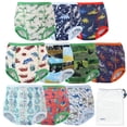 thumbnail image 1 of Ropa interior EZ Moms para ir al baño para niños, paquete de 10 unidades, dinosaurio 2T-3T, 1 of 6