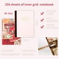 thumbnail image 4 of Vintage Aesthetic Scrapbooking Supplies Kit, Flowers Botanical Bullet Junk Journal Kit with Journaling Supplies, Tweezers, A6 Grid Notebook,Stationery,Sticker, Birthday Craft Gift for Adult, 4 of 9