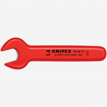 UPC: 0843221016869 | Knipex 98-00-11 Insulated Open End Wrench 11 mm